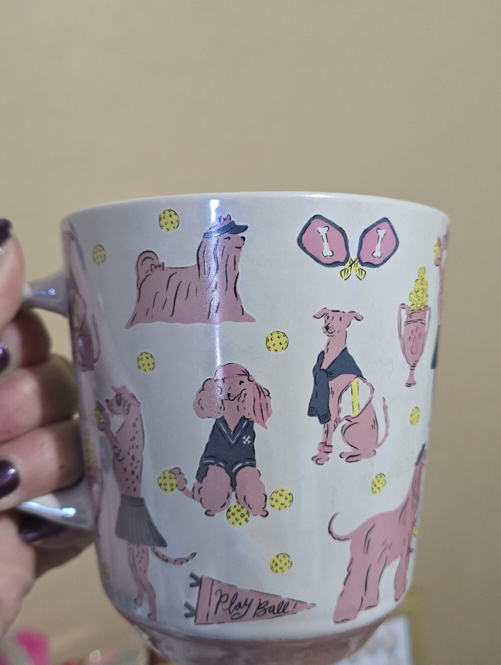 Pink Dogs Pickleball Mug